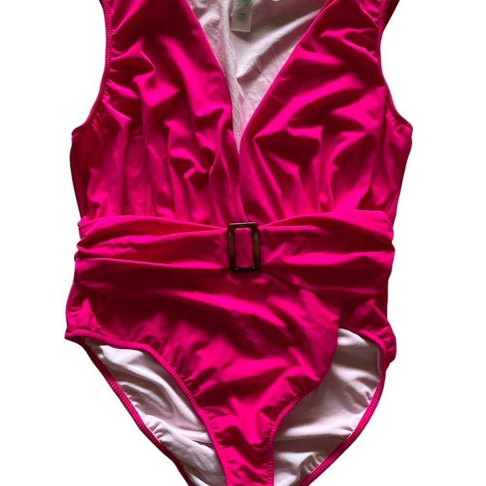 Venus Sports Illustrated Women's Plunging Neckline One Piece Swimsuit Size 2X